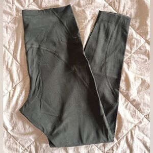 LNDR FORCE MAJEURE 7/8 Legging. Olive, size medium.